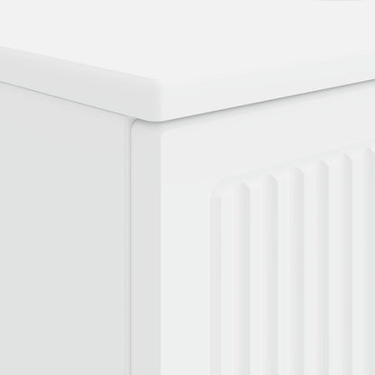 Bathroom Sink Cabinet EDE White 82 x 41x 59 cm Engineered Wood