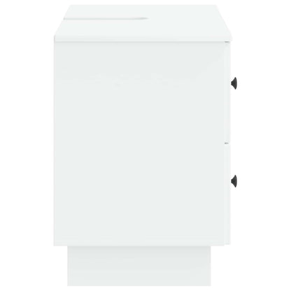 Bathroom Sink Cabinet EDE White 82 x 41x 59 cm Engineered Wood