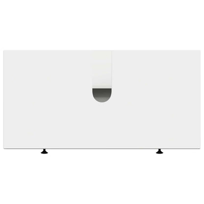 Bathroom Sink Cabinet EDE White 82 x 41x 59 cm Engineered Wood