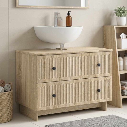Bathroom Sink Cabinet EDE Sonoma Oak 82 x 41x 59 cm