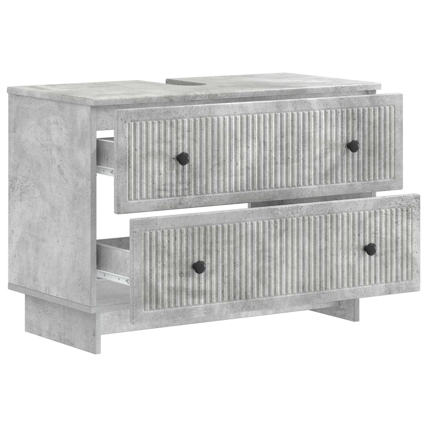 Bathroom Sink Cabinet EDE Concrete Grey 82 x 41x 59 cm