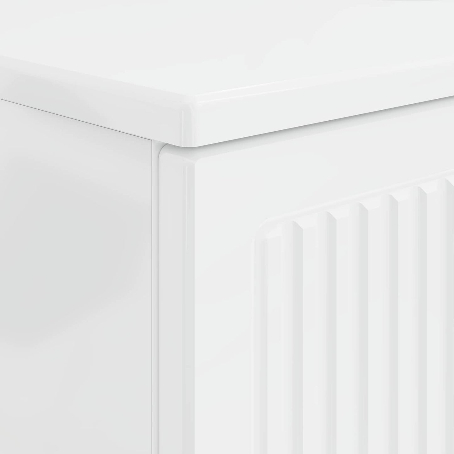 Bathroom Sink Cabinet EDE High Gloss White 82 x 41x 59 cm