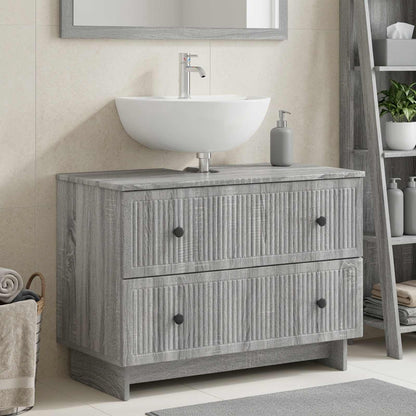 Bathroom Sink Cabinet EDE Grey Sonoma 82 x 41x 59 cm