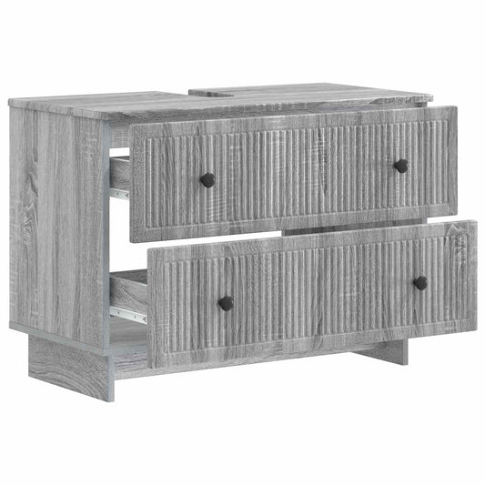 Bathroom Sink Cabinet EDE Grey Sonoma 82 x 41x 59 cm