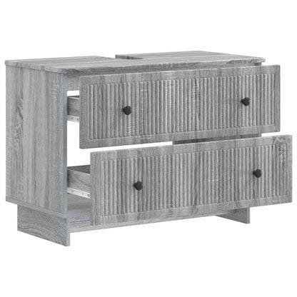 Bathroom Sink Cabinet EDE Grey Sonoma 82 x 41x 59 cm