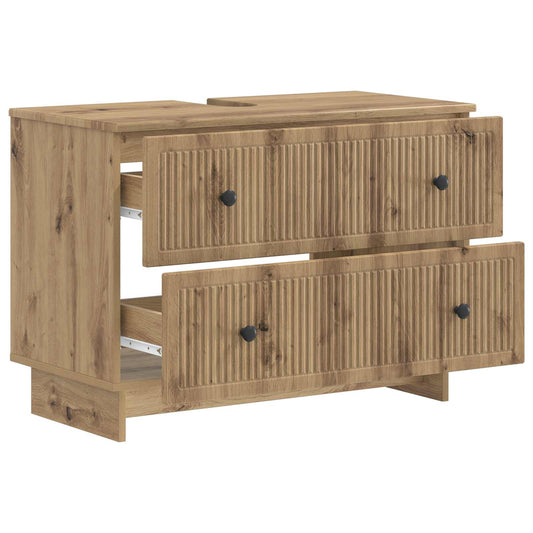 Bathroom Sink Cabinet EDE Artisan Oak 82 x 41x 59 cm