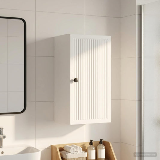 Bathroom Wall Cabinet EDE White 30 x 31 x 59 cm Engineered Wood