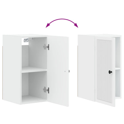 Bathroom Wall Cabinet EDE White 30 x 31 x 59 cm Engineered Wood