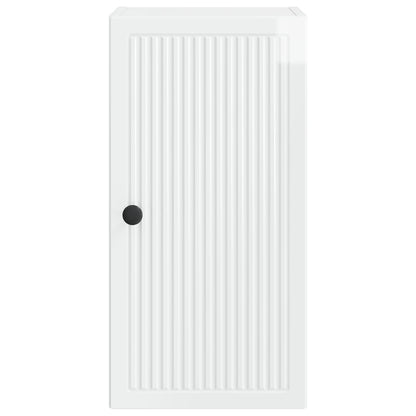 Bathroom Wall Cabinet EDE High Gloss White 30 x 31 x 59 cm