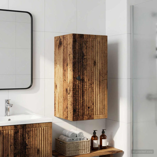 Bathroom Wall Cabinet EDE Old Wood 30 x 31 x 59 cm