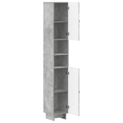 Bathroom Cabinet with Open Shelf EDE Concrete Grey