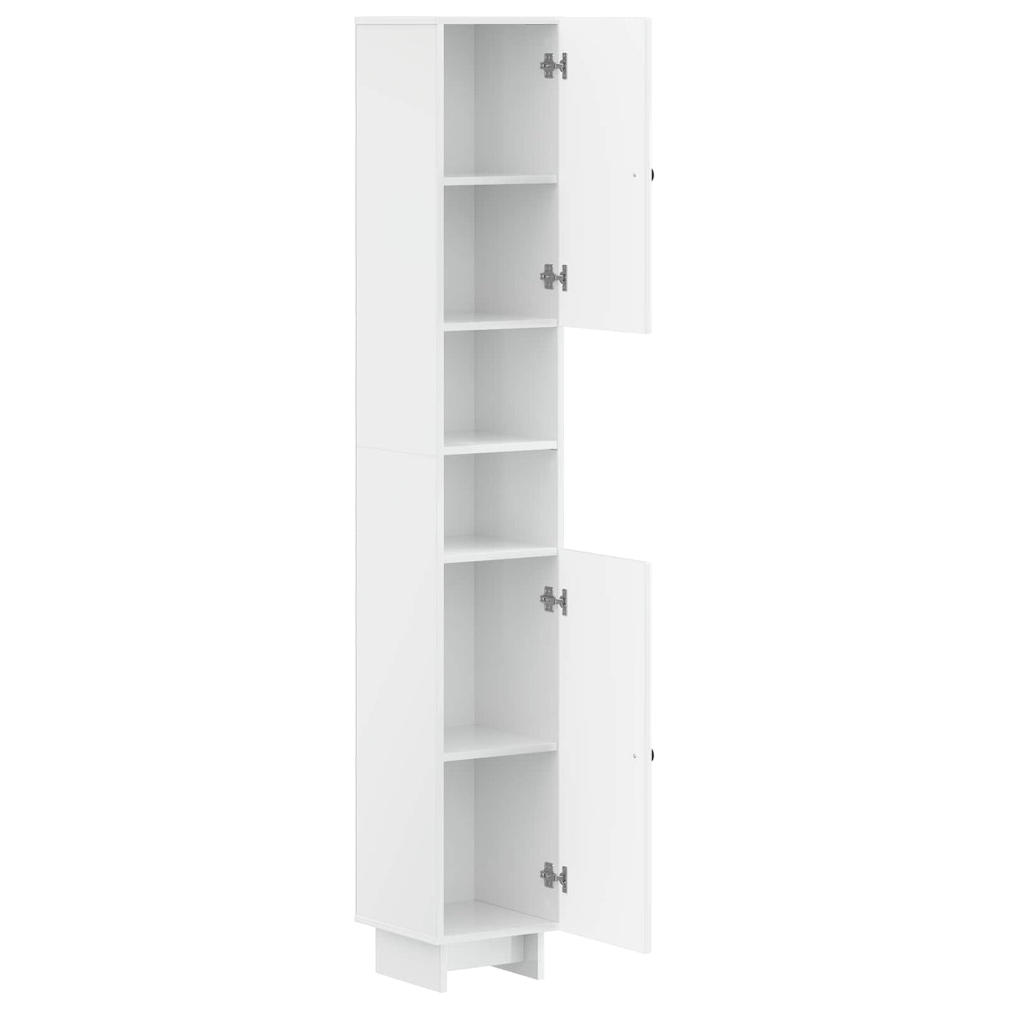 Bathroom Cabinet with Open Shelf EDE High Gloss White