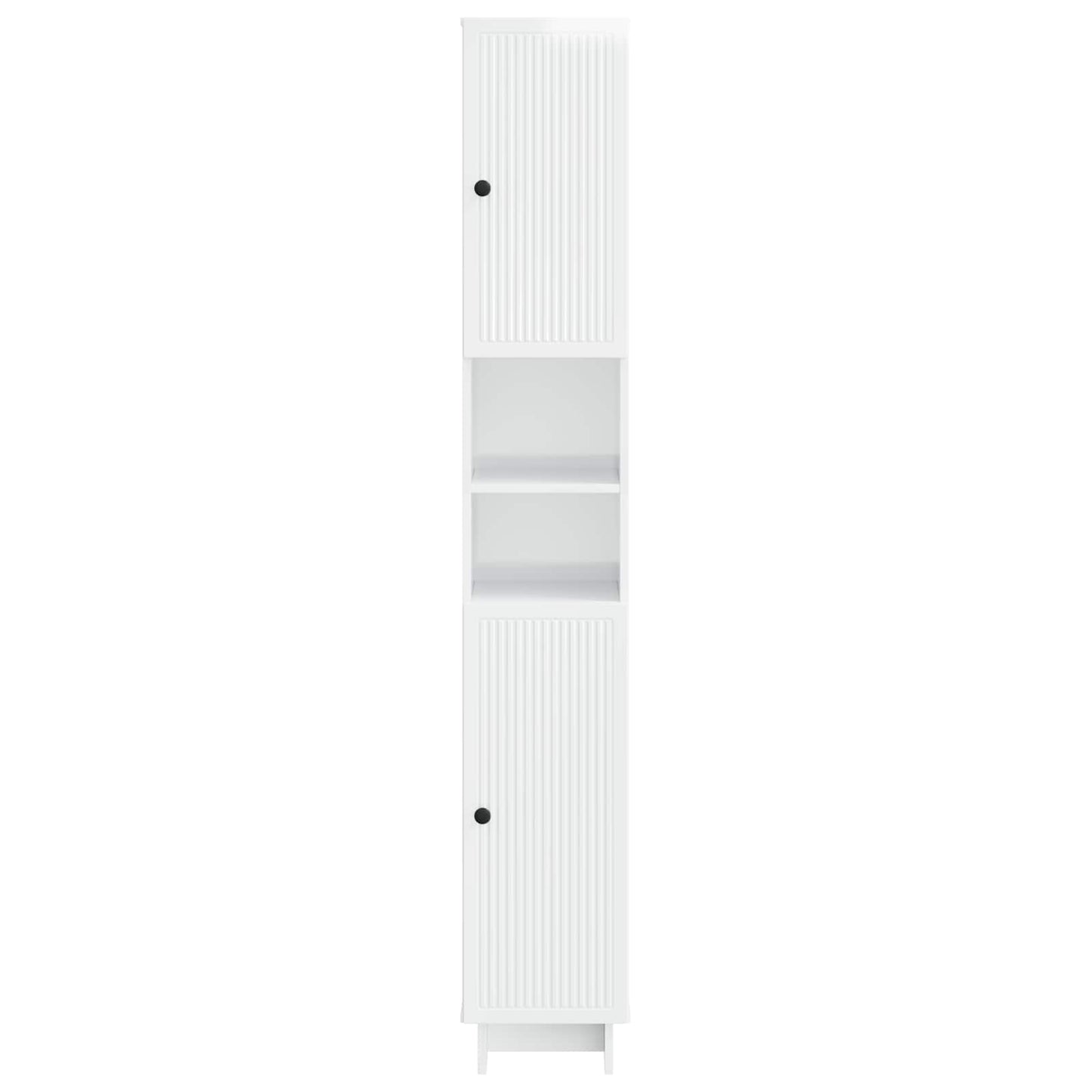 Bathroom Cabinet with Open Shelf EDE High Gloss White