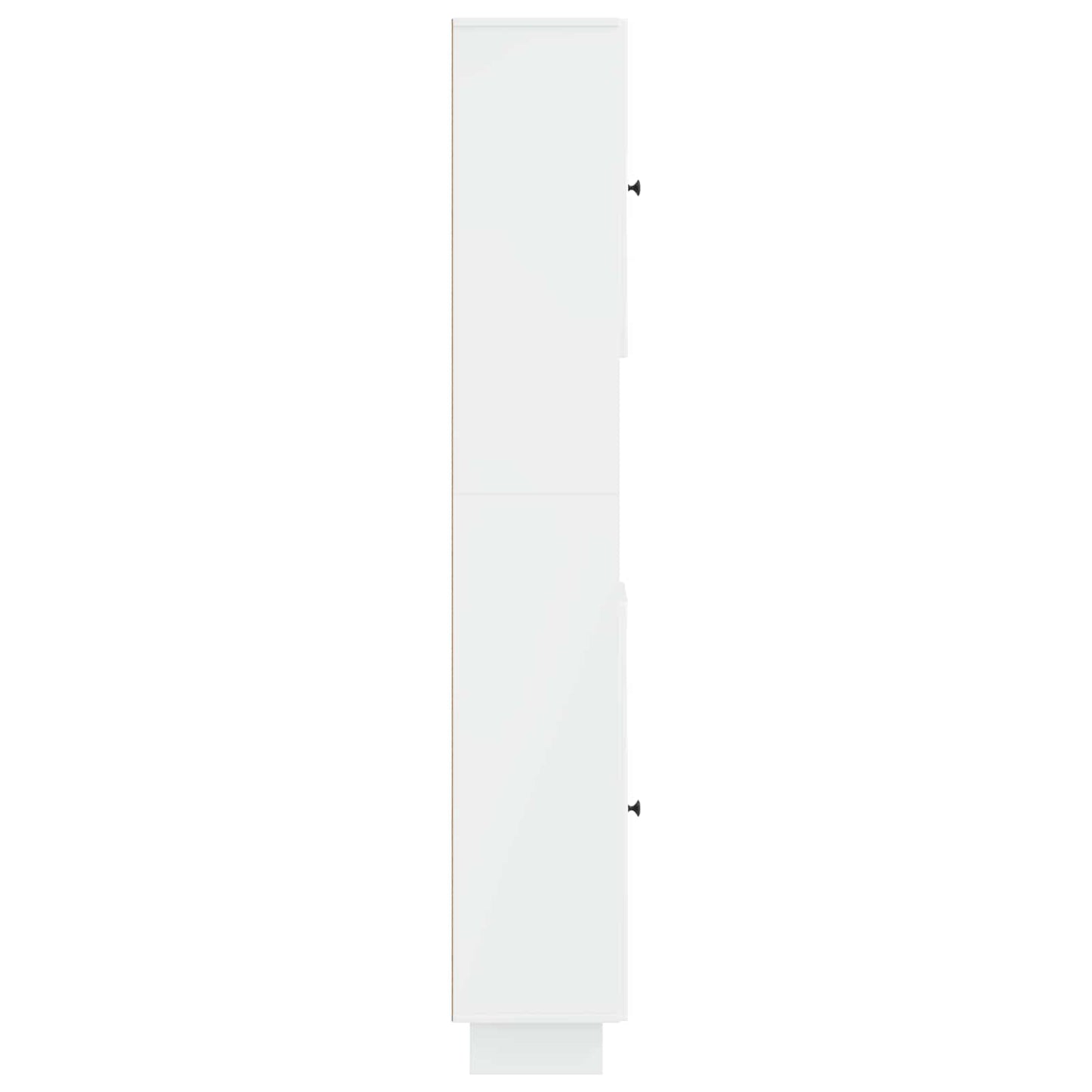 Bathroom Cabinet with Open Shelf EDE High Gloss White