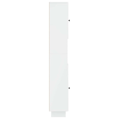 Bathroom Cabinet with Open Shelf EDE High Gloss White