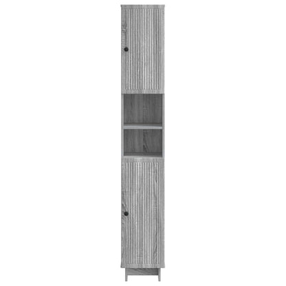Bathroom Cabinet with Open Shelf EDE Grey Sonoma