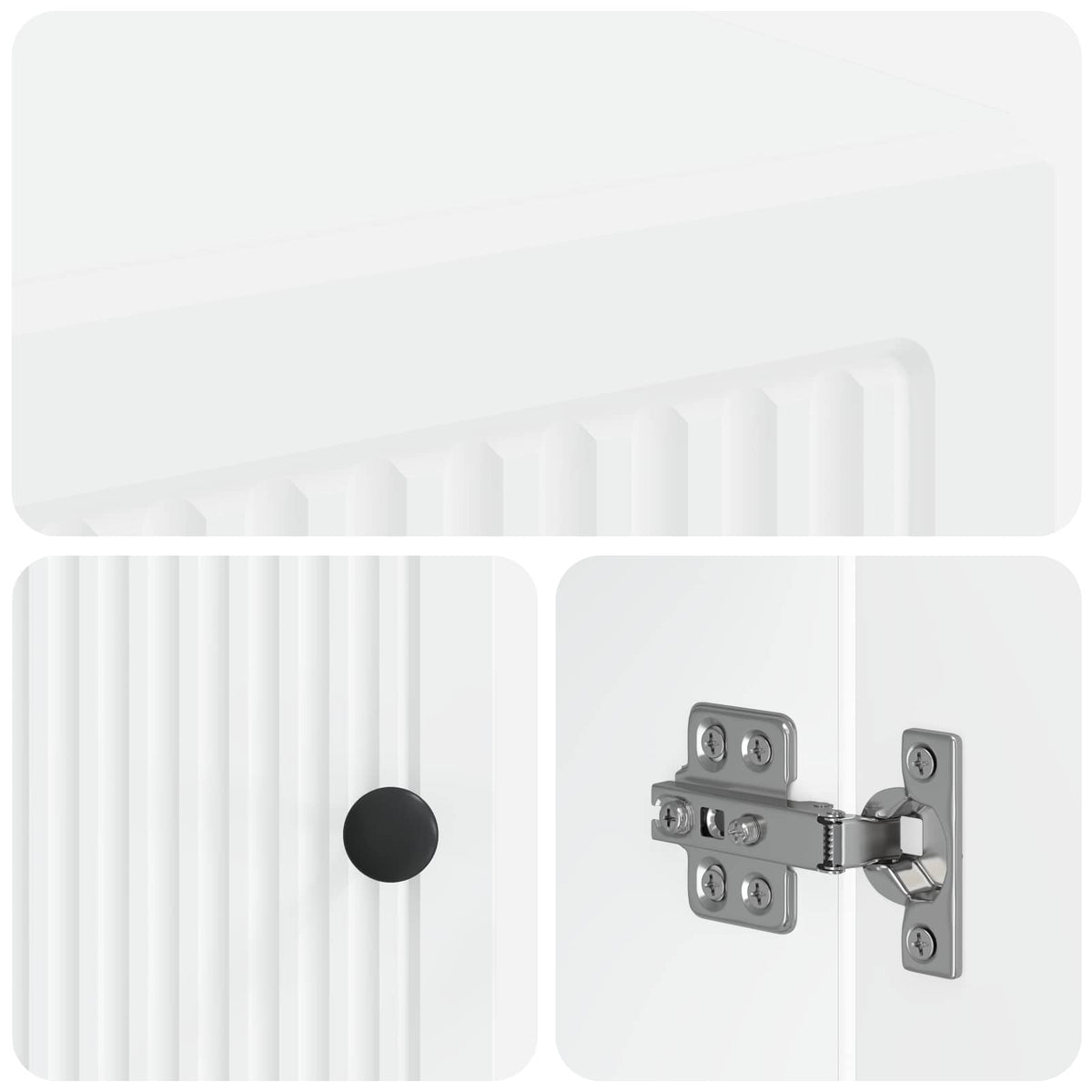 Bathroom Storage Cainet EDE White 30 x 31 x 80 cm
