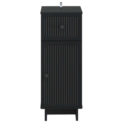 Bathroom Storage Cainet EDE Black 30 x 31 x 80 cm