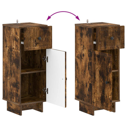 Bathroom Storage Cainet EDE Smoked Oak 30 x 31 x 80 cm