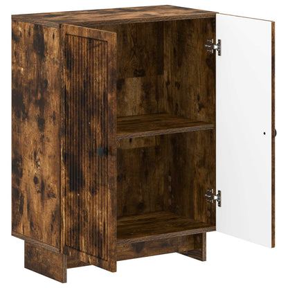 Bathroom Storage Cainet EDE Smoked Oak 59.5 x 31 x 80 cm