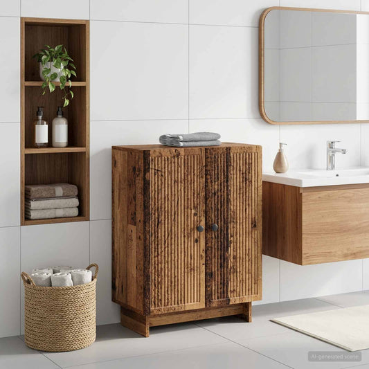 Bathroom Storage Cainet EDE Old Wood 59.5 x 31 x 80 cm