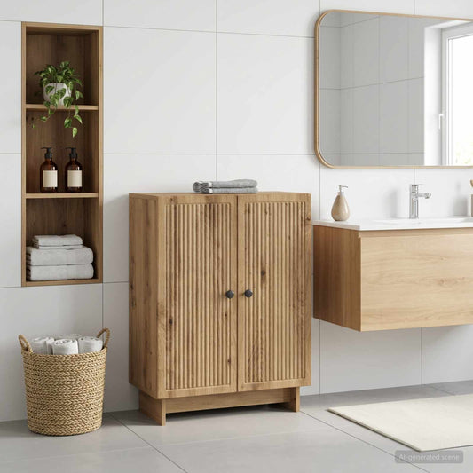 Bathroom Storage Cainet EDE Artisan Oak 59.5 x 31 x 80 cm