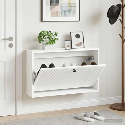 Wall-Mounted Shoe Cabinet EDE 71 x 17 x 43 cm Engineered Wood