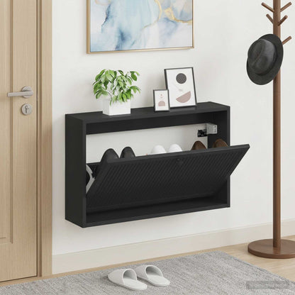Wall-Mounted Shoe Cabinet EDE 71 x 17 x 43 cm Engineered Wood