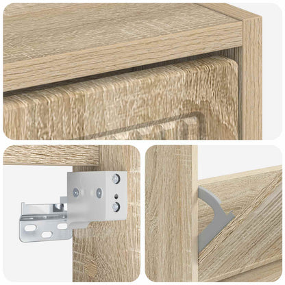 Wall-Mounted Shoe Cabinet EDE 71 x 17 x 43 cm Engineered Wood