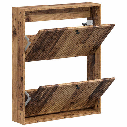 Wall-Mounted Shoe Cabinet EDE 71 x 17 x 86 cm Engineered Wood