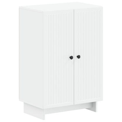 Shoe Cabinet EDE 59.5 x 39.5 x 90 cm Engineered Wood White