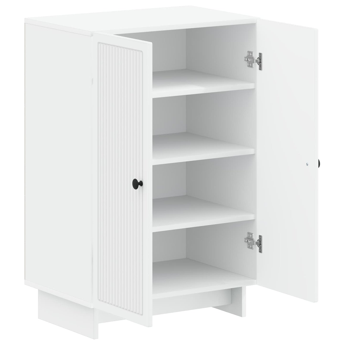 Shoe Cabinet EDE 59.5 x 39.5 x 90 cm Engineered Wood White