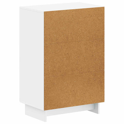 Shoe Cabinet EDE 59.5 x 39.5 x 90 cm Engineered Wood White
