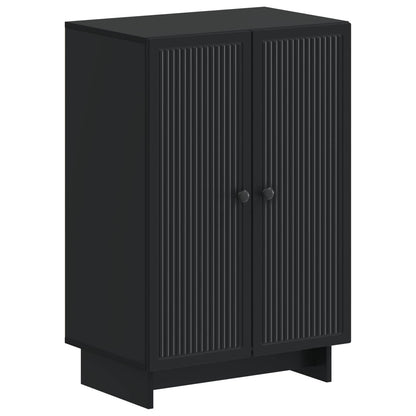 Shoe Cabinet EDE 59.5 x 39.5 x 90 cm Engineered Wood Black