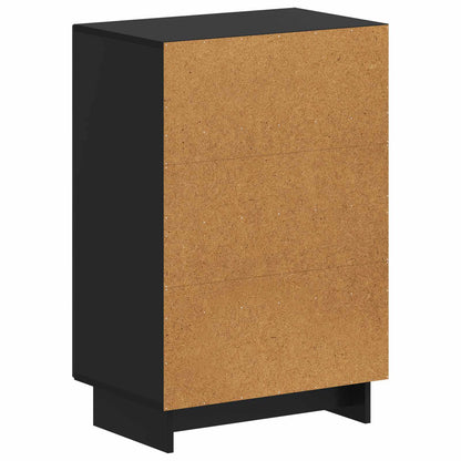 Shoe Cabinet EDE 59.5 x 39.5 x 90 cm Engineered Wood Black
