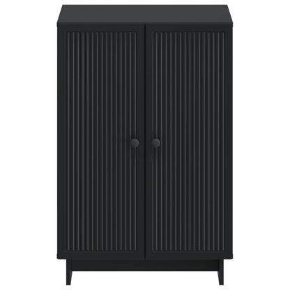 Shoe Cabinet EDE 59.5 x 39.5 x 90 cm Engineered Wood Black