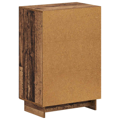 Shoe Cabinet EDE 59.5 x 39.5 x 90 cm Engineered Wood Old Wood