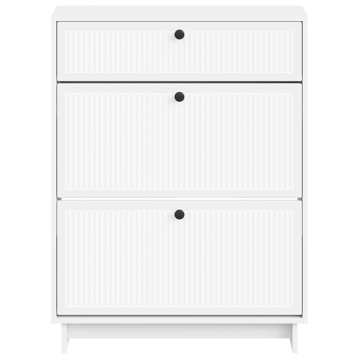 Shoe Cabinet EDE 78 x 24 x 103 cm Engineered Wood White