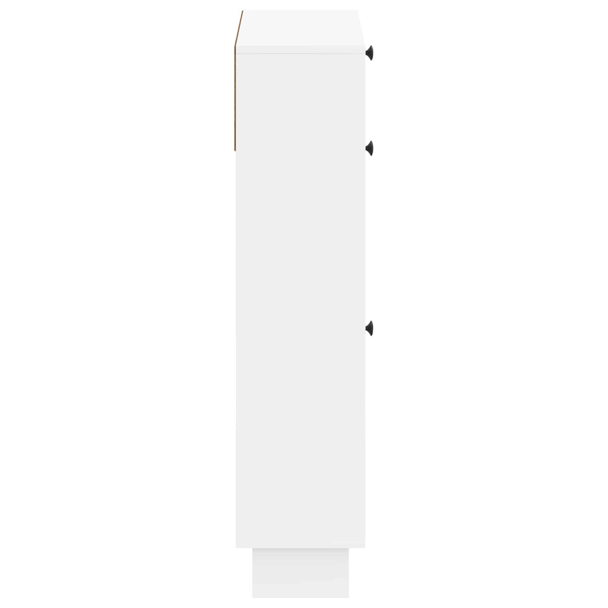 Shoe Cabinet EDE 78 x 24 x 103 cm Engineered Wood White