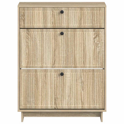 Shoe Cabinet EDE 78 x 24 x 103 cm Engineered Wood Sonoma Oak
