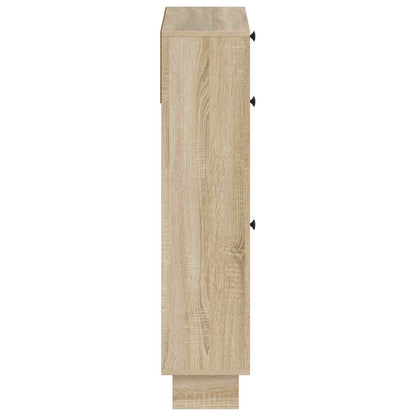 Shoe Cabinet EDE 78 x 24 x 103 cm Engineered Wood Sonoma Oak