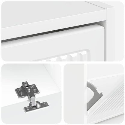 Shoe Cabinet EDE 78 x 24 x 103 cm Engineered Wood