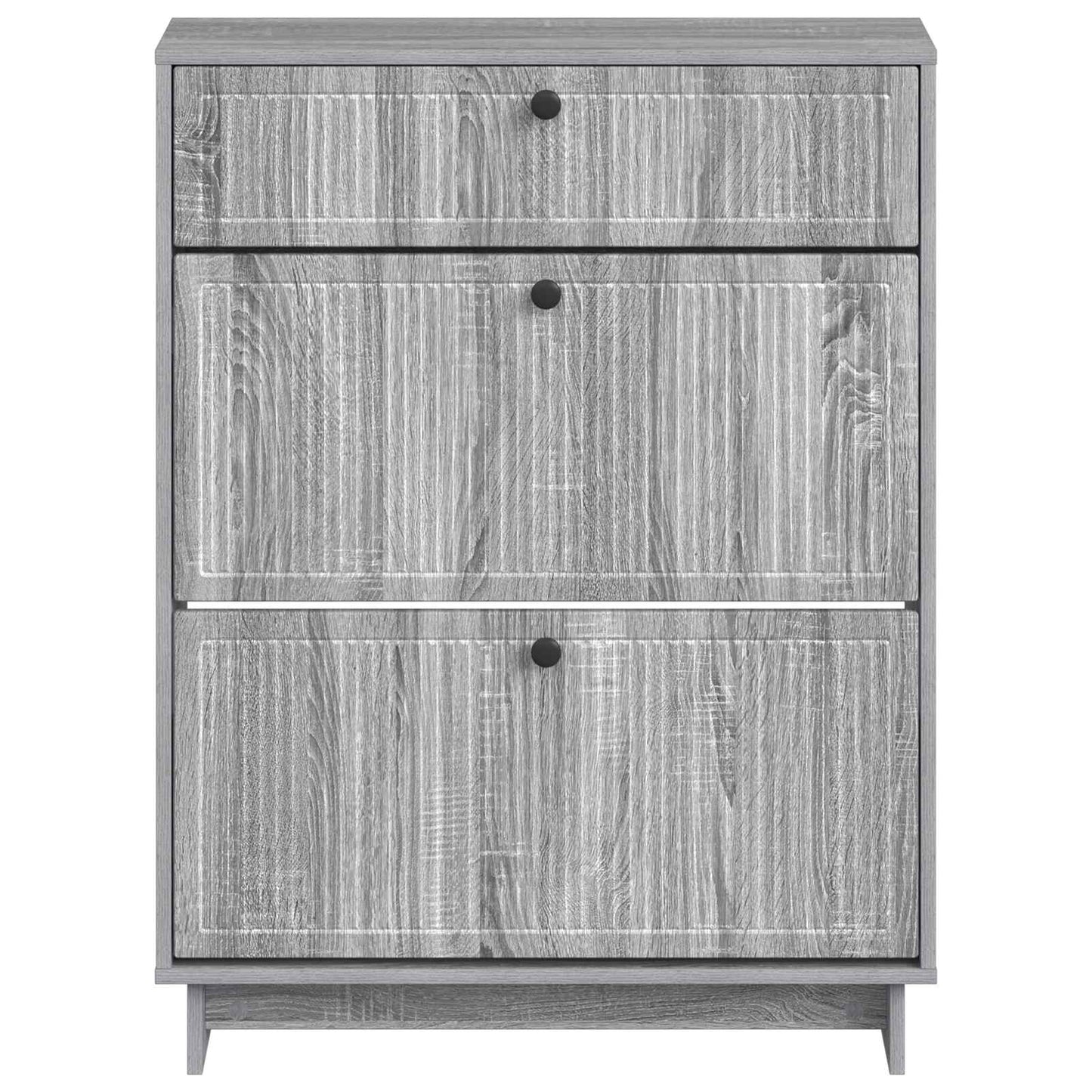 Shoe Cabinet EDE 78 x 24 x 103 cm Engineered Wood Grey Sonoma