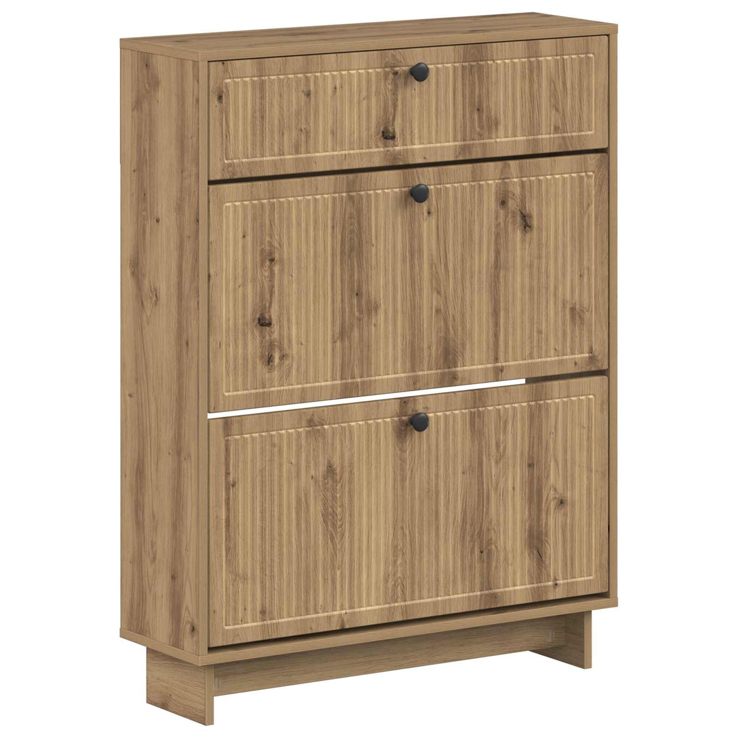 Shoe Cabinet EDE 78 x 24 x 103 cm Engineered Wood Artisan Oak