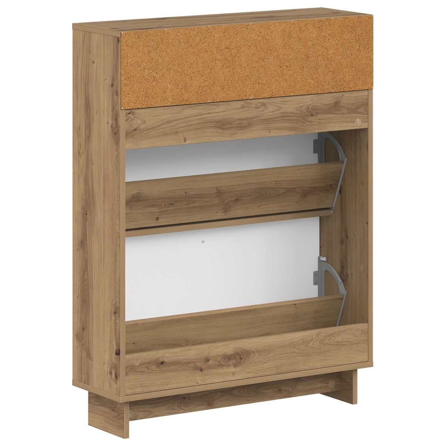 Shoe Cabinet EDE 78 x 24 x 103 cm Engineered Wood Artisan Oak