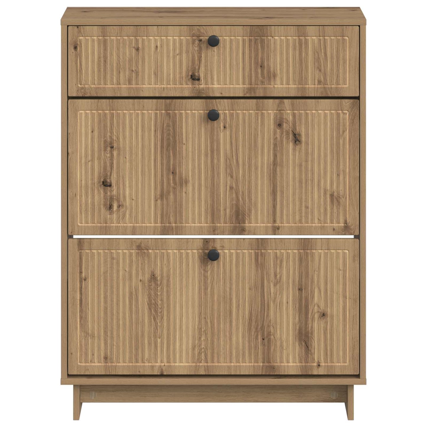 Shoe Cabinet EDE 78 x 24 x 103 cm Engineered Wood Artisan Oak