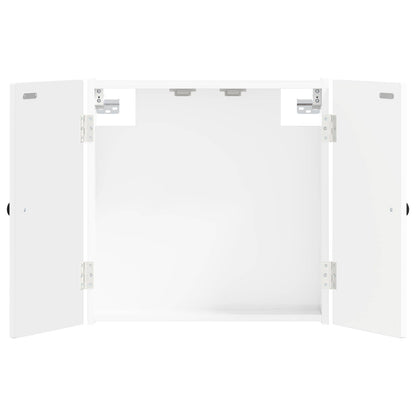 Dartboard Cabinet EDE High Gloss White 52.5 x 10.5 x 53.5 cm