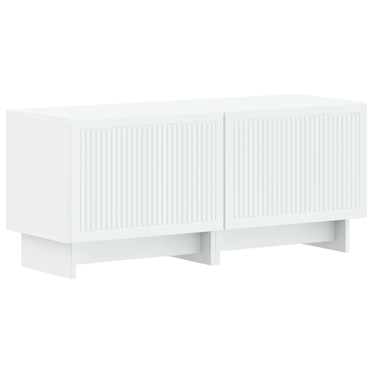 TV Cabinet White Engineered Wood