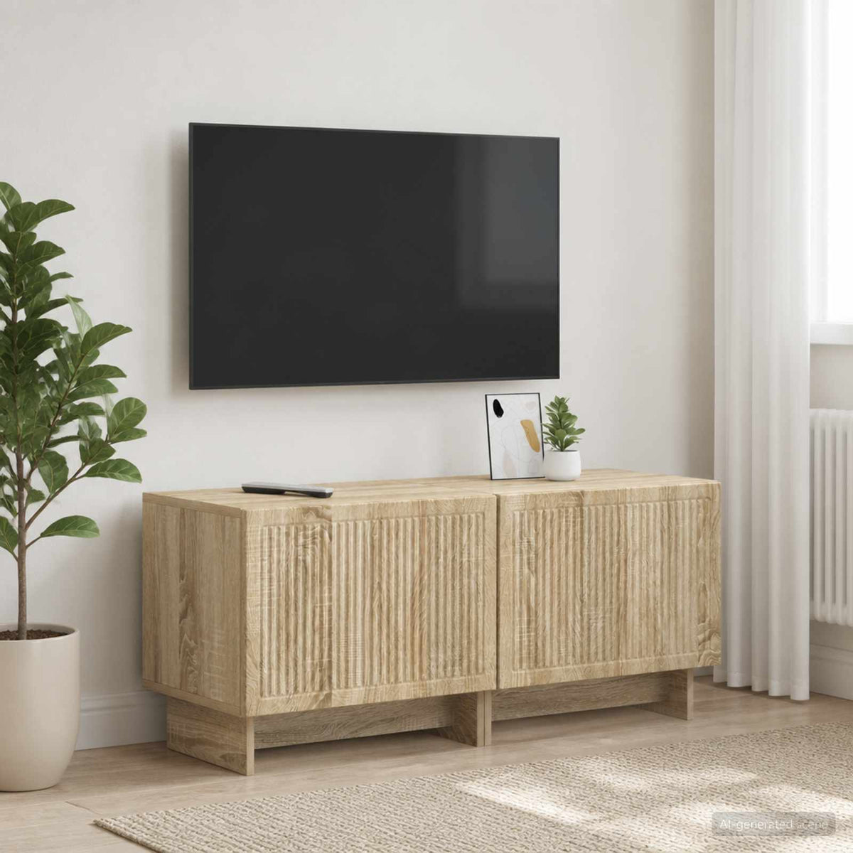 TV Cabinet Sonoma Oak Engineered Wood