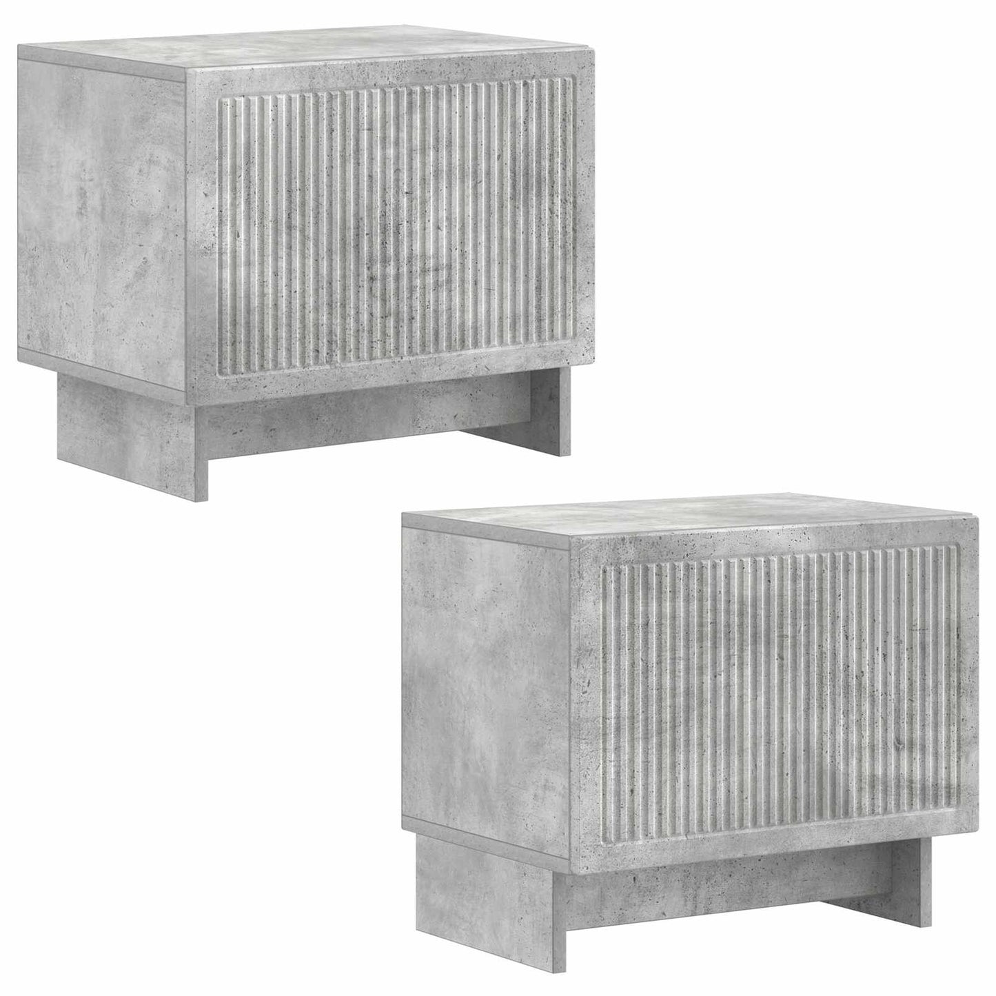 TV Cabinet Concrete Grey Engineered Wood